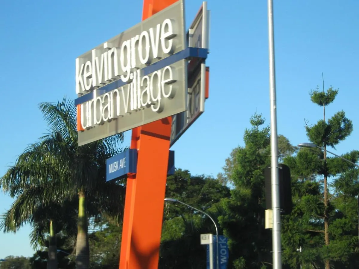 Chic Modern Retreat 1Br Apt W Pool Kelvin Grove ブリスベン